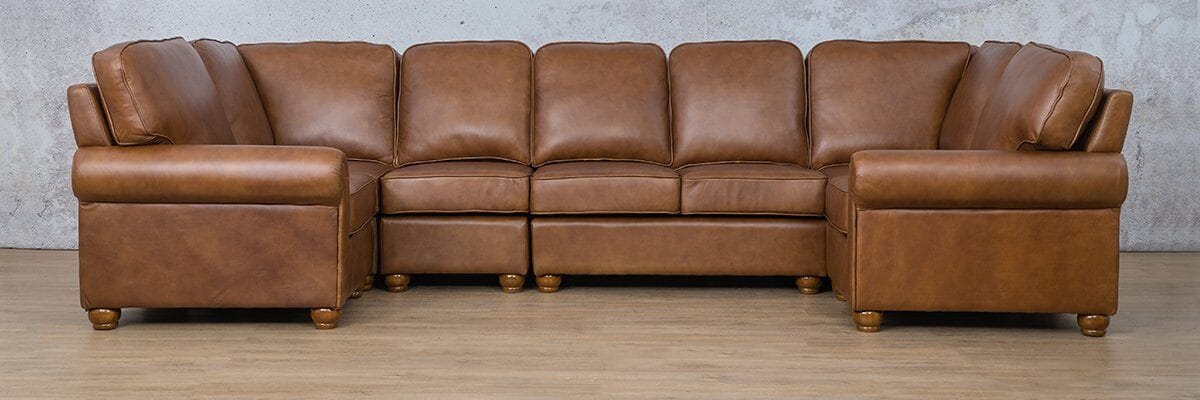 Salisbury Leather Modular U-Sofa Sectional Leather Sectional Leather Gallery 