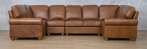 Salisbury Leather Modular U-Sofa Sectional Leather Sectional Leather Gallery 