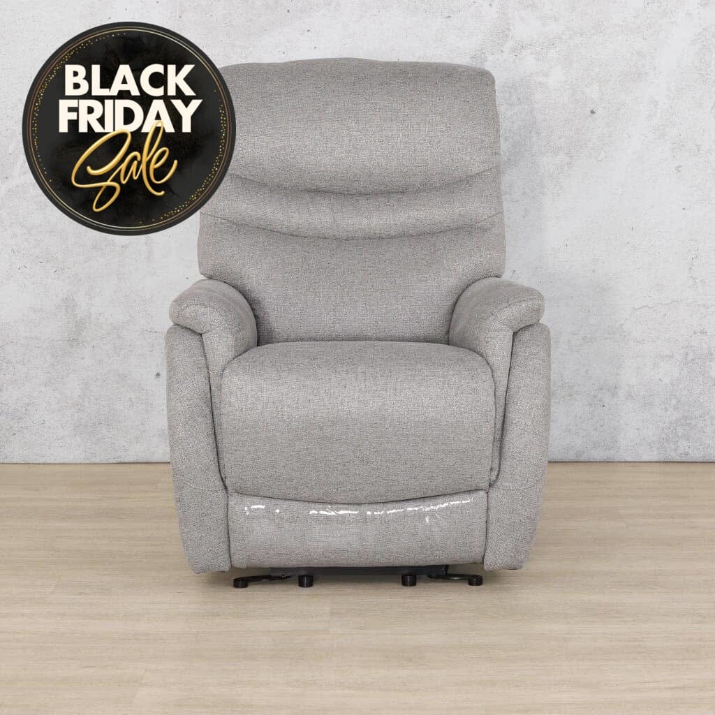 Seattle Fabric Recliner - Majestic Grey - Black Friday Fabric Recliner Leather Gallery Majestic Grey 