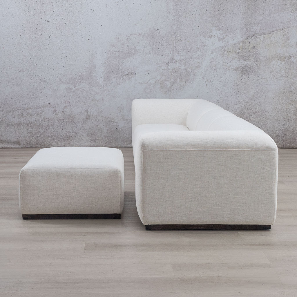 Sienna Sectional Fabric Couch - Swiss Cream | Leather Gallery 