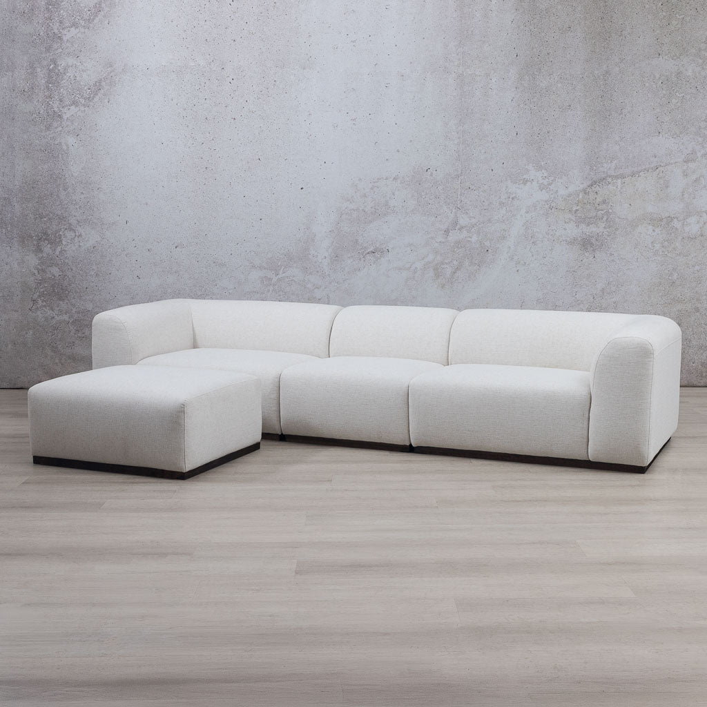 Sienna Sectional Fabric Couch - Swiss Cream | Leather Gallery 