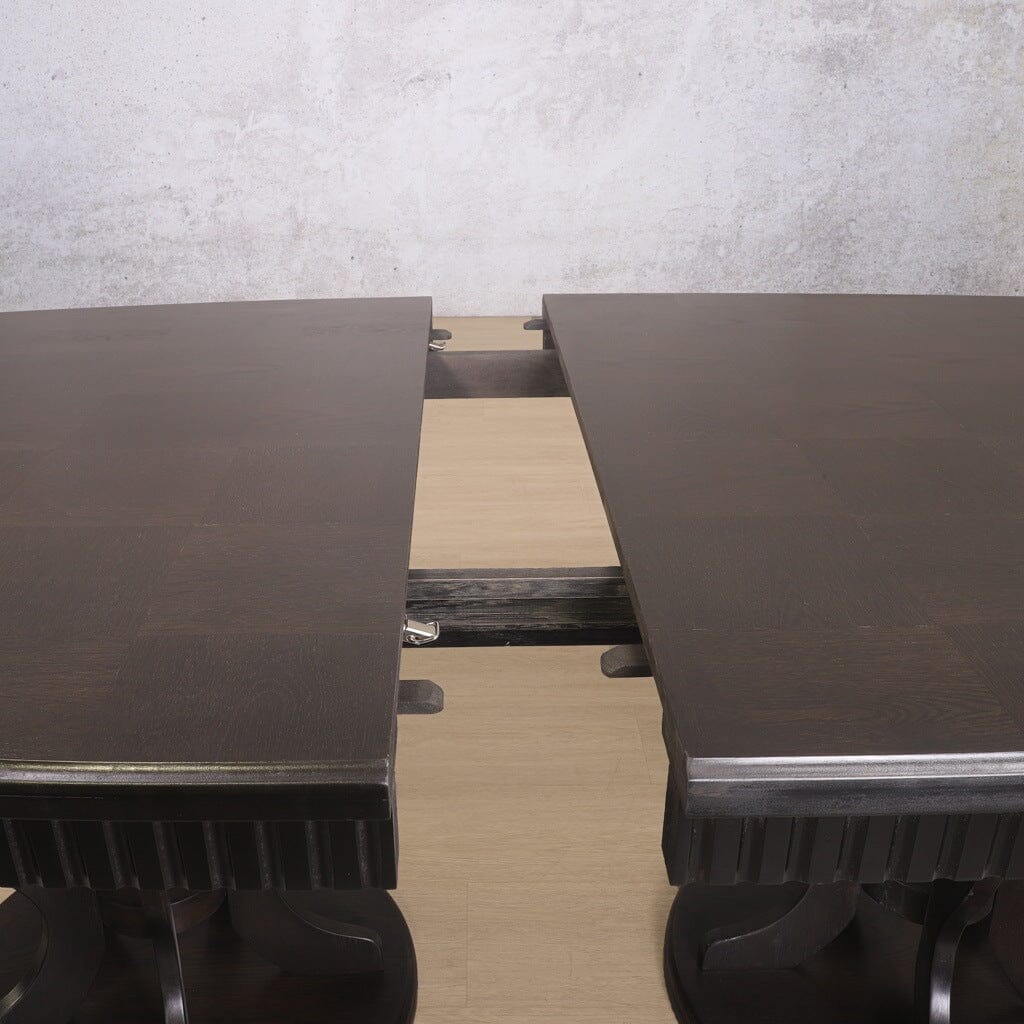 Sorrento Dining Table - 2.1M / 8 - 10 Seater - Extension Dining Table Leather Gallery 