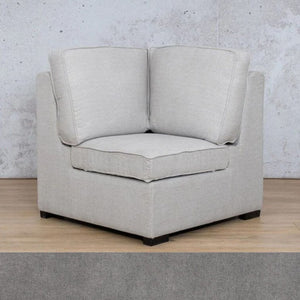 Rome Fabric Corner Couch Fabric Sofa Leather Gallery Space Grey 