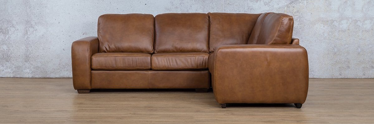 Stanford Leather L-Sectional 4 Seater - RHF Leather Sectional Leather Gallery 