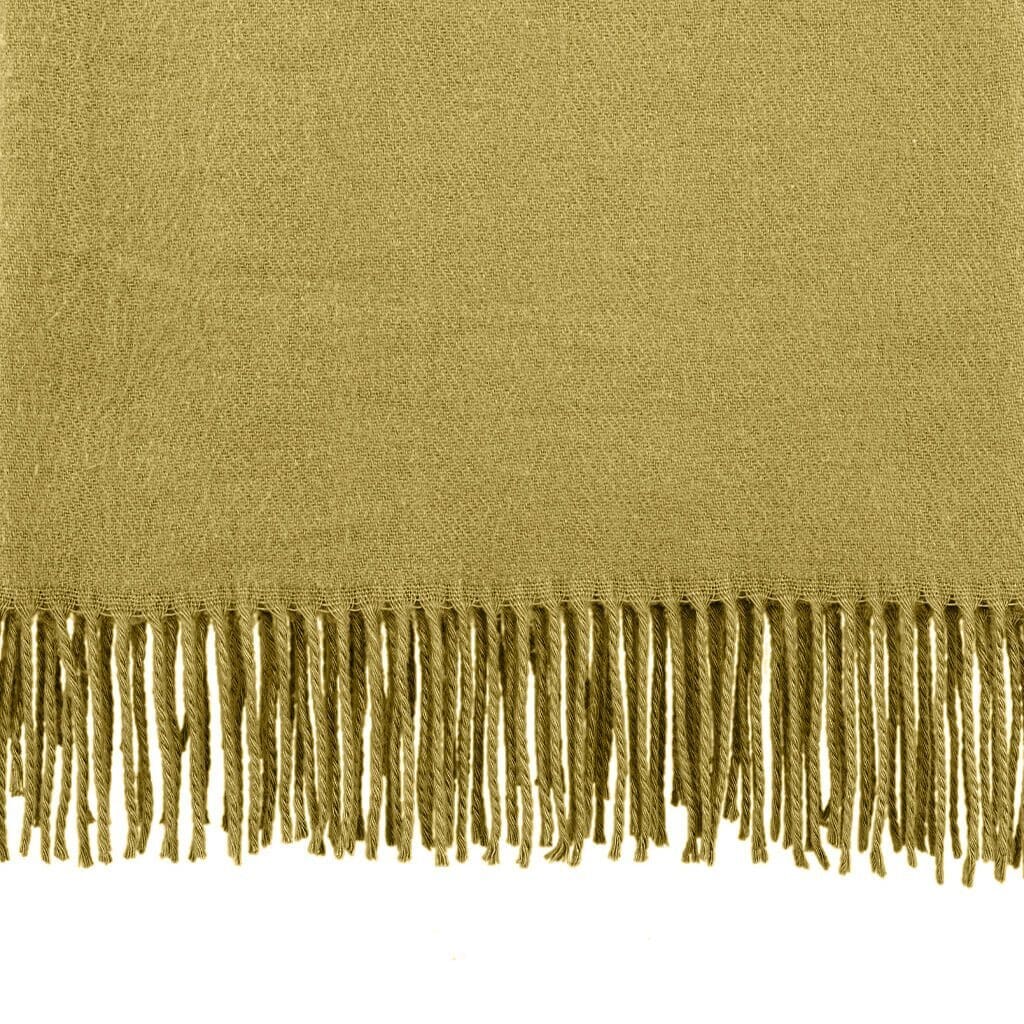 Stella Natural Ochre Throw Throw Leather Gallery 