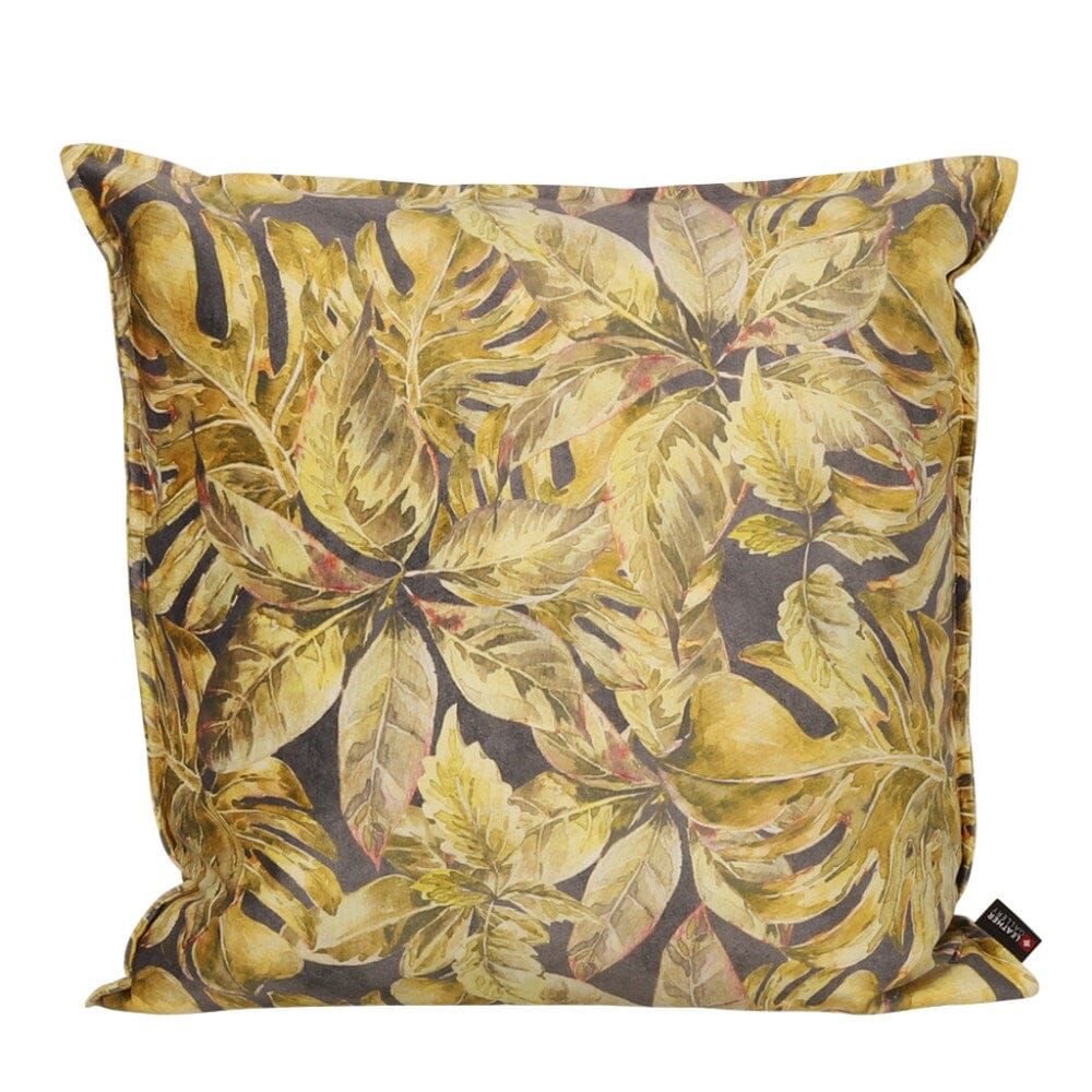 Sweet Basil Ochre Cushion Cushion Leather Gallery 