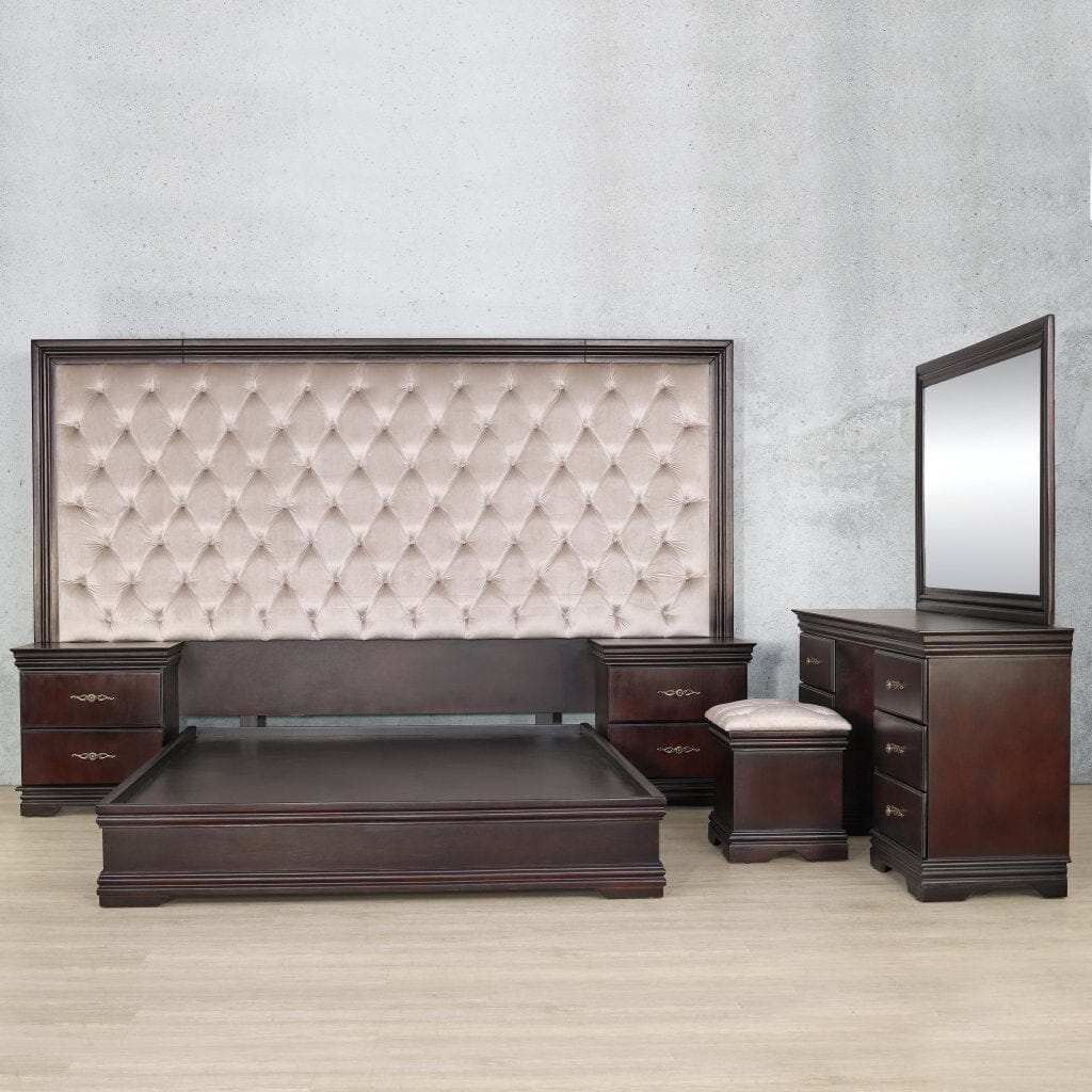 Diana 6 Piece Bedroom Set Leather Gallery 