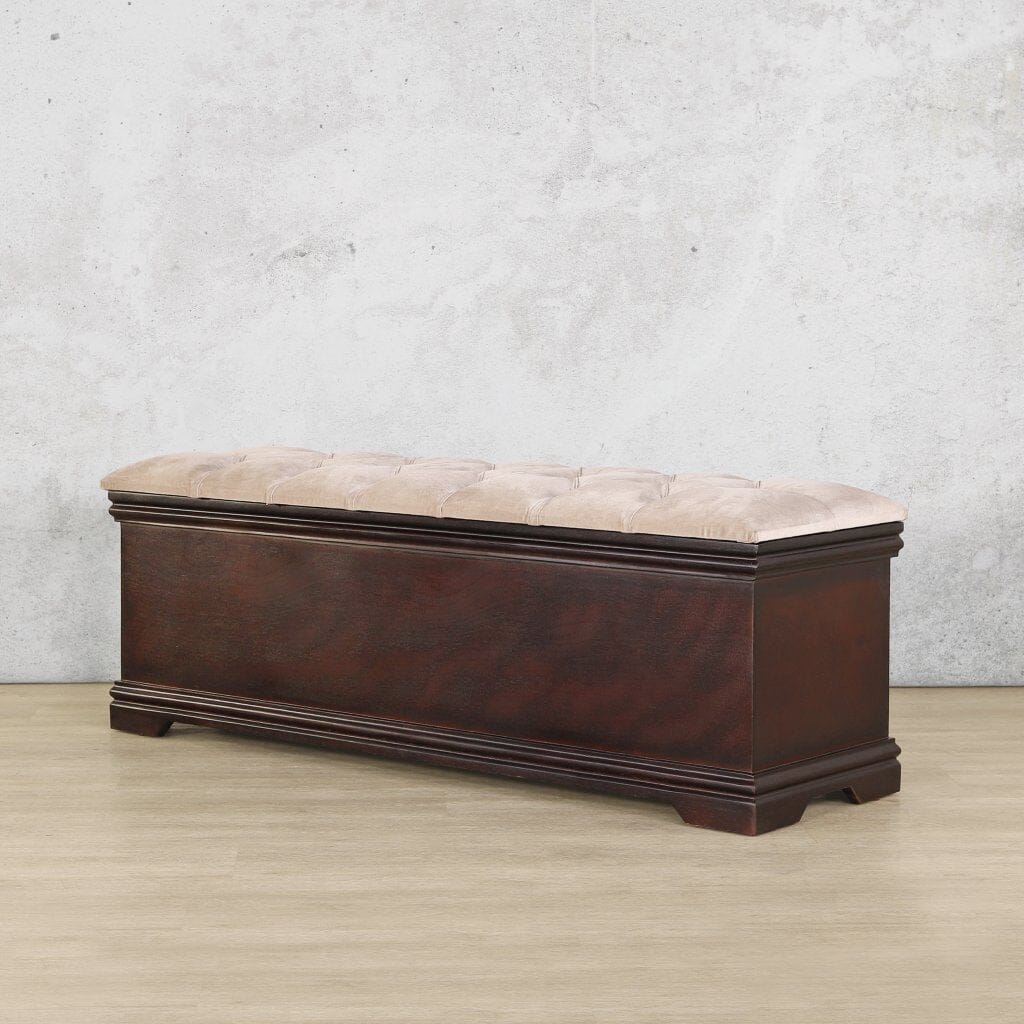 Leather blanket box sale