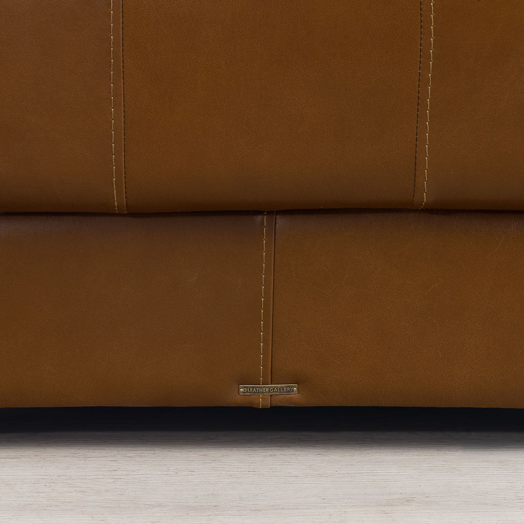 San Lorenze 1 Seater Leather Couch | Leather Couches, single couches for sale, couches, czar pecan