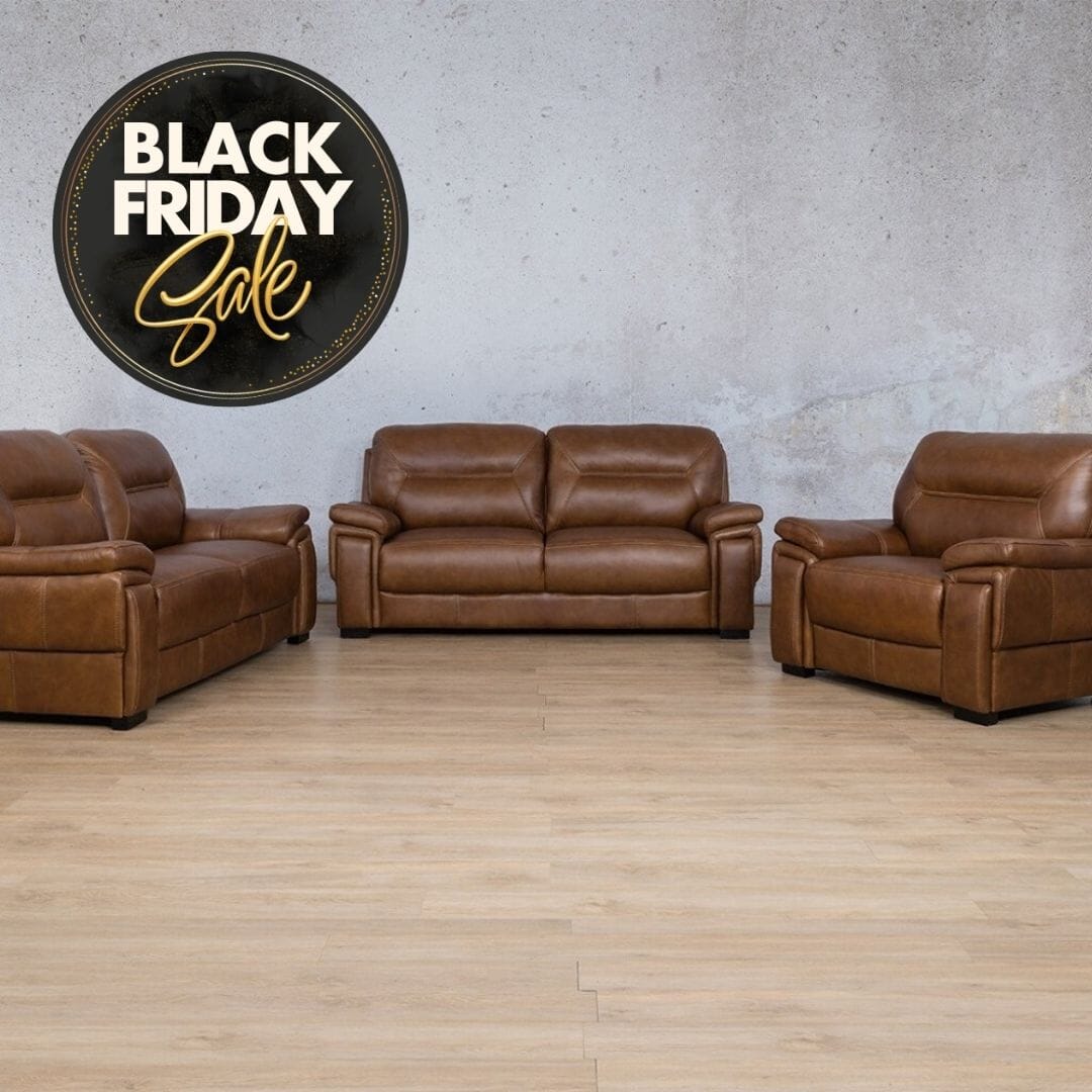 San Lorenze 3+2+1 Leather Sofa Suite - Available on Special Order Plan Only Leather Sofa Leather Gallery 