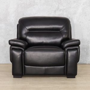 San Lorenze 1 Seater Leather Sofa Leather Sofa Leather Gallery Czar Black 