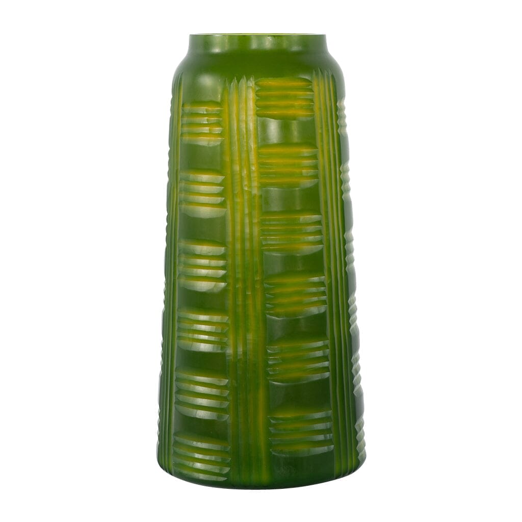 Santos Vase Large - Green Vase Leather Gallery Green 