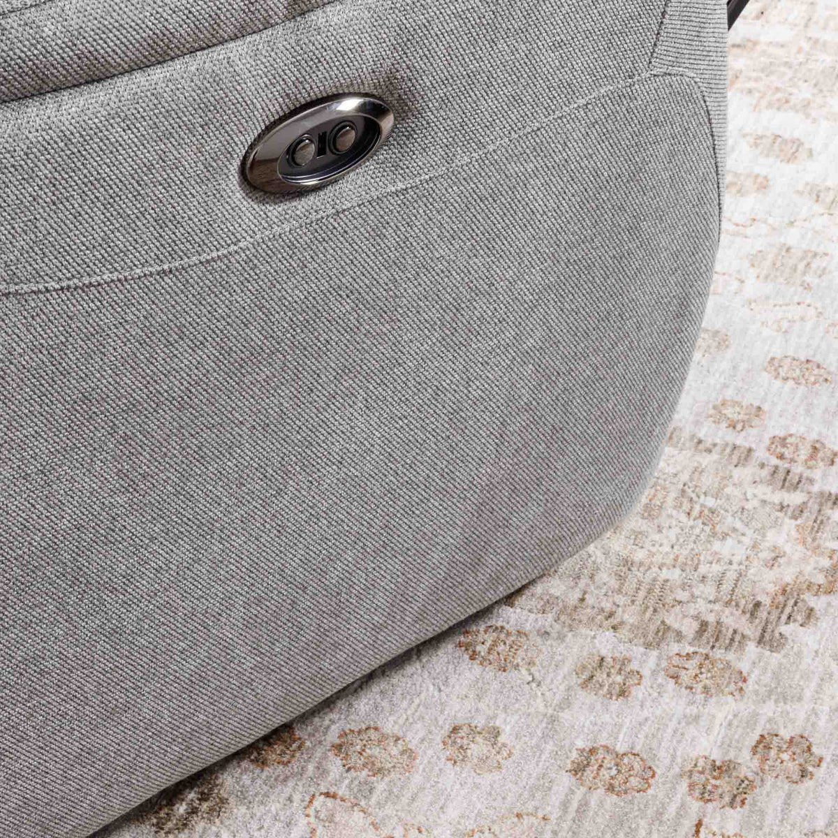 Seattle Fabric Recliner Chair Majestic Grey