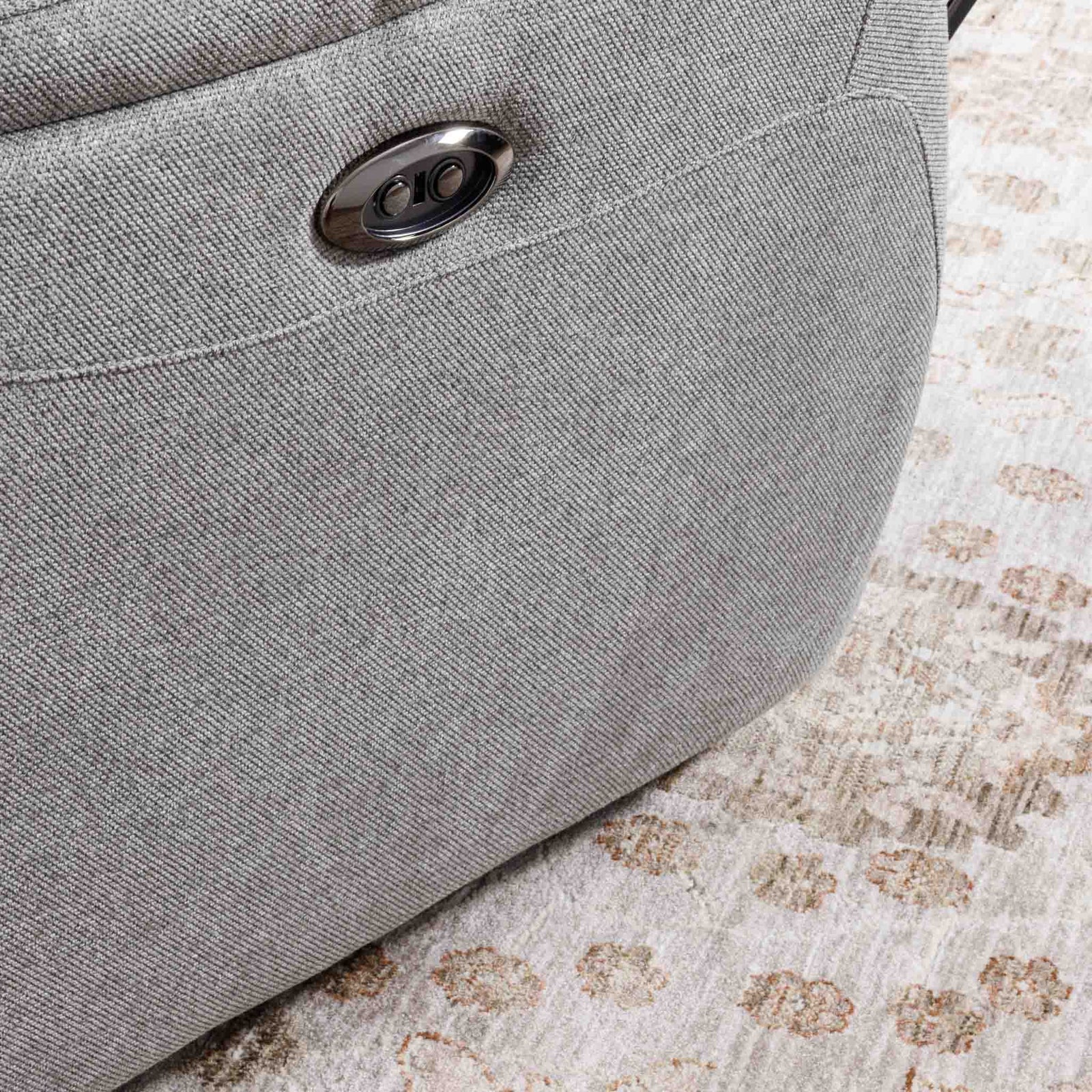 Seattle Fabric Recliner Chair Majestic Grey