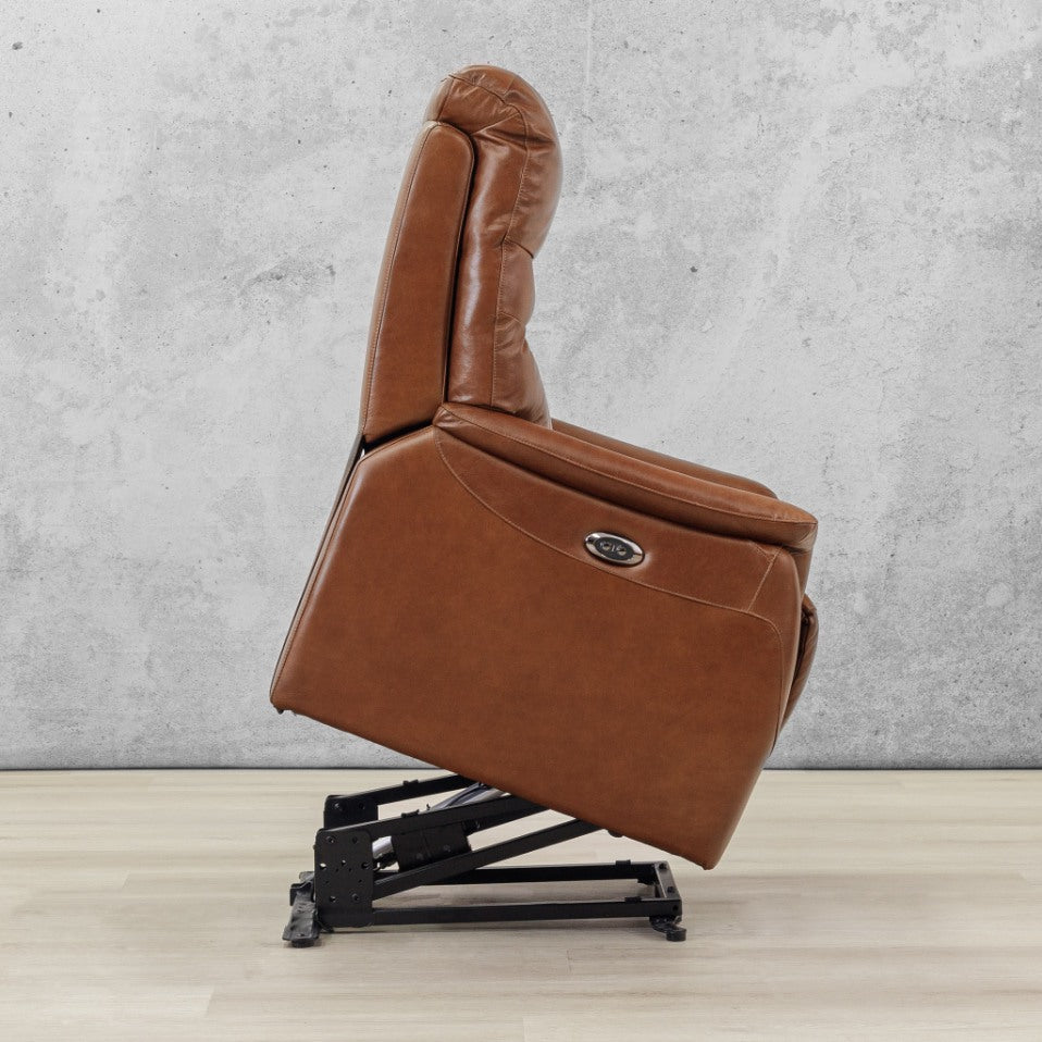 Seattle Leather Recliner | Leather Gallery Single Recliner| Imperial Royal Walnut