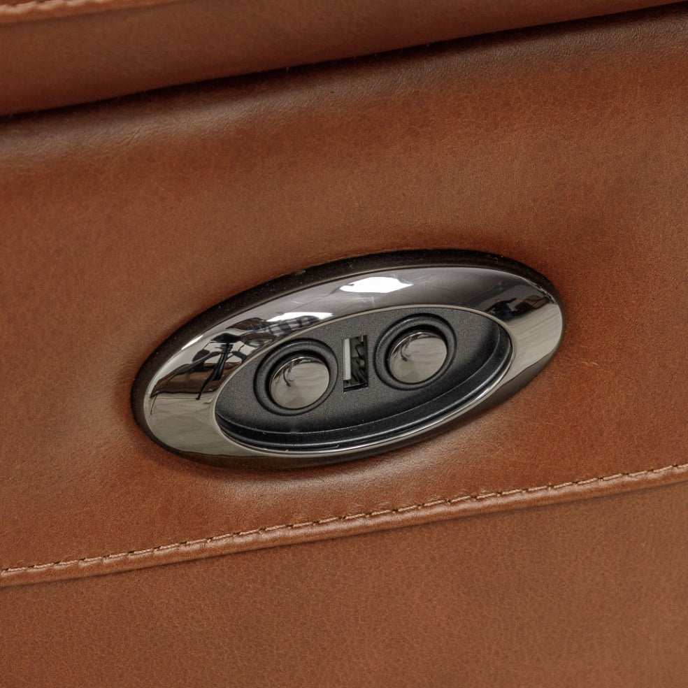 Seattle Leather Recliner | Leather Gallery Single Recliner| Imperial Royal Walnut