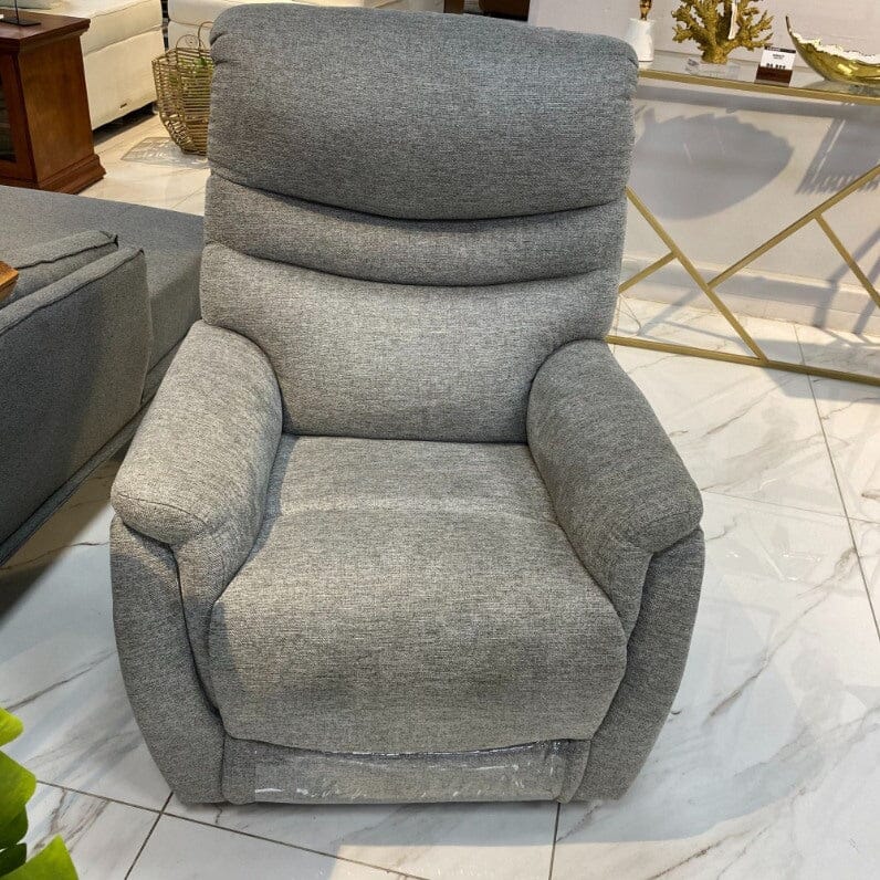 Seattle Fabric Recliner - Majestic Grey - Warehouse Clearance Fabric Recliner Leather Gallery 