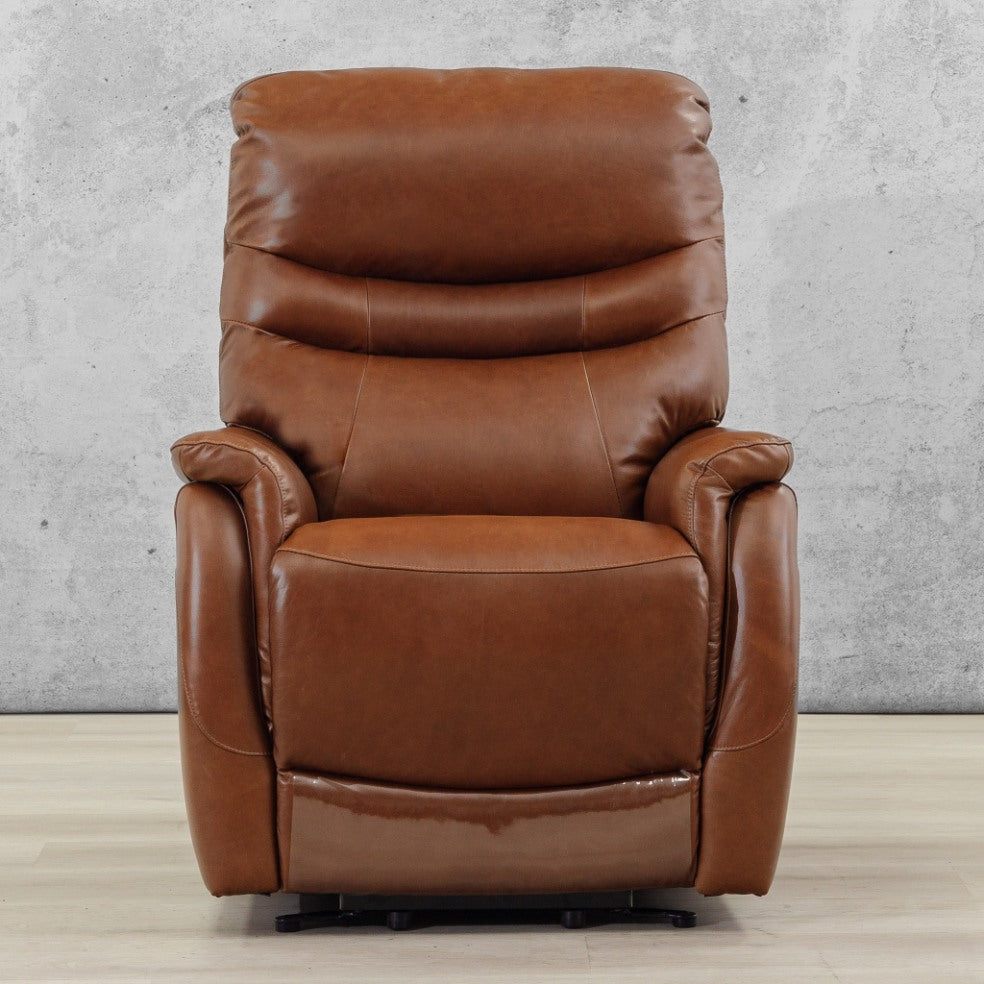 Seattle Leather Recliner | Leather Gallery Single Recliner| Imperial Royal Walnut