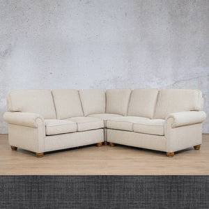 Salisbury Fabric L-Sectional 5 Seater Fabric Sectional Leather Gallery 