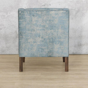 Julia Fabric Armchair - Sky Blue Fabric Armchair Leather Gallery 