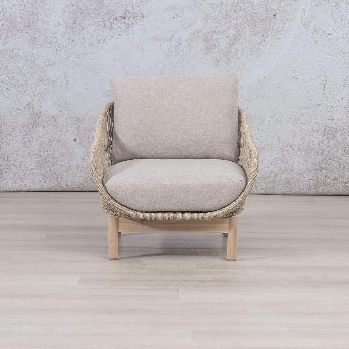 Solis Outdoor White Washed Oak Frame - Dessert Taupe