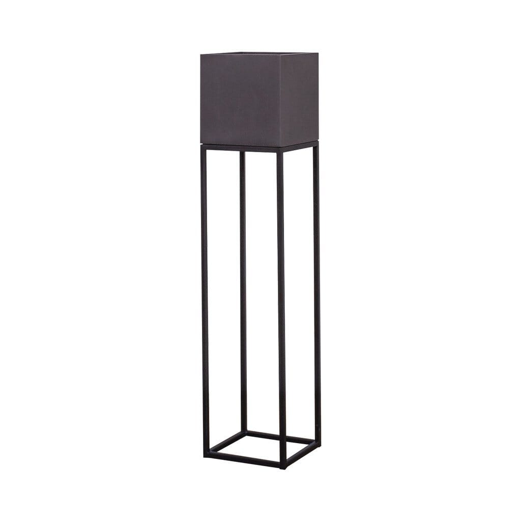 Square Pot On Stand - 900H Decor Leather Gallery 