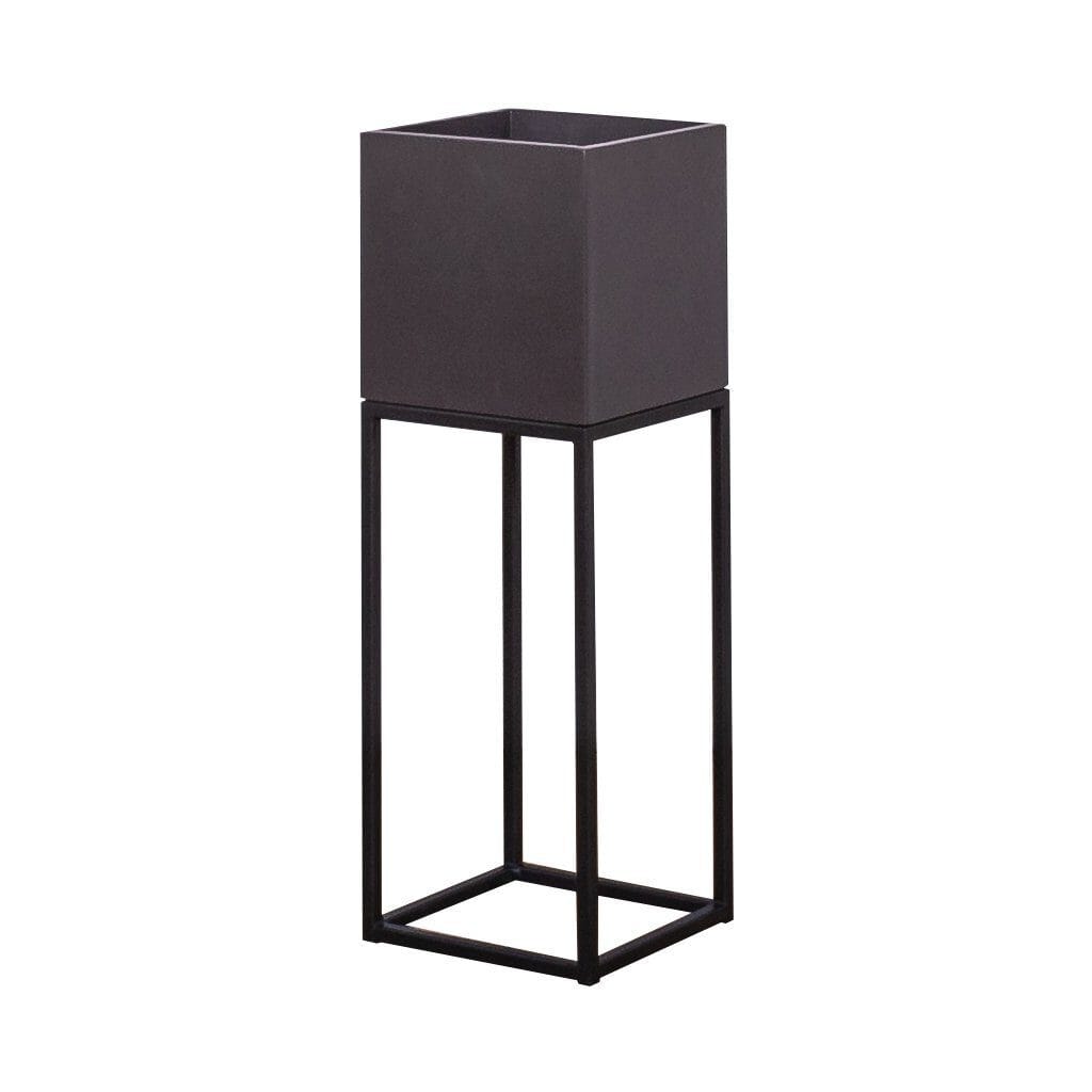 Square Pot On Stand - 600H Decor Leather Gallery 