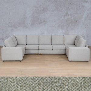 Stanford Fabric Modular U-Sofa Fabric Sofa Leather Gallery Kenya Beige 