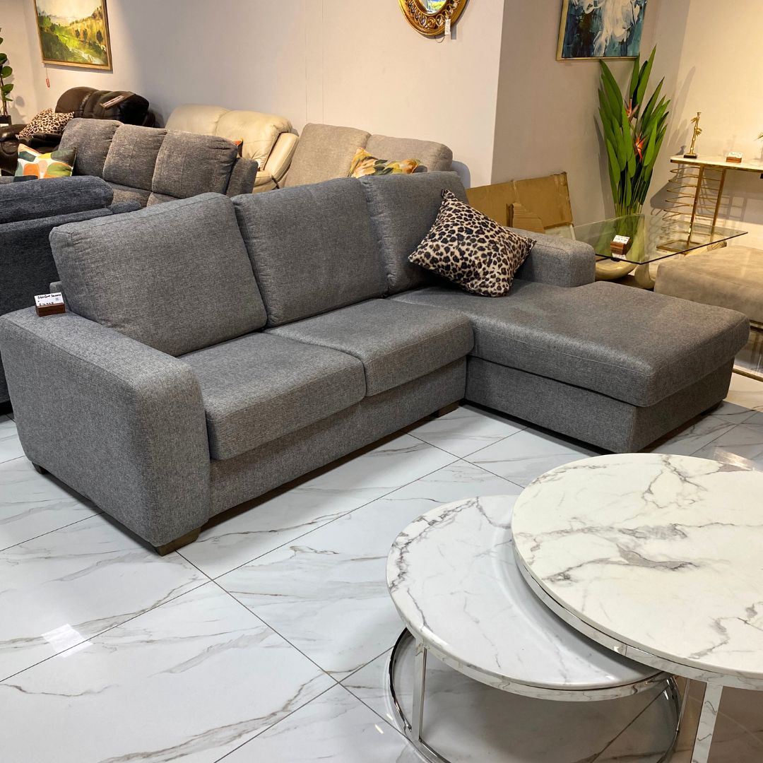 Stanford Fabric Sofa Chaise - RHF - Warehouse Clearance