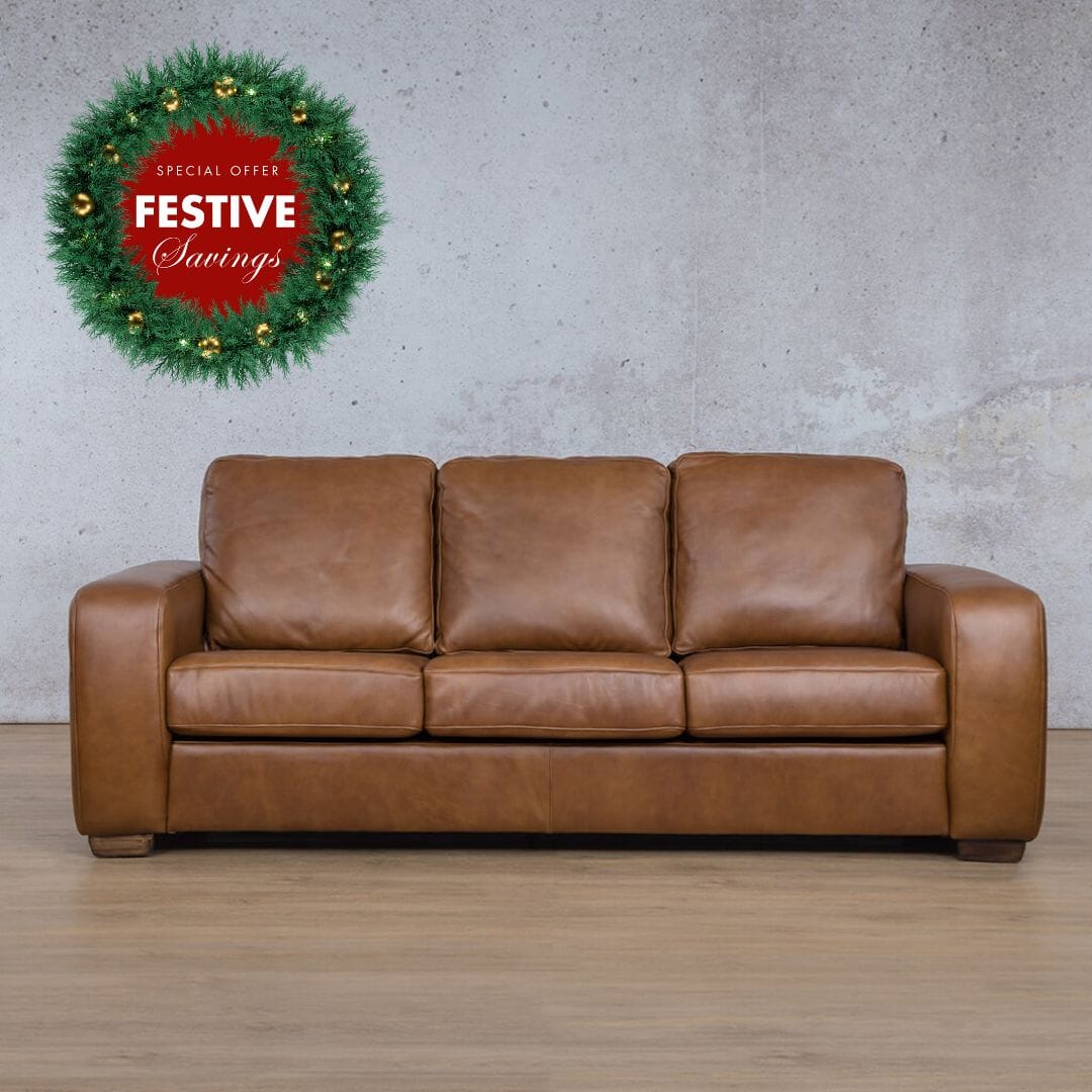 Stanford 3 Seater Leather Sofa - Available on Special Order Plan Only Leather Sofa Leather Gallery 