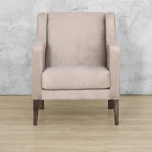 Julia Fabric Armchair - Stone Gold Fabric Armchair Leather Gallery 