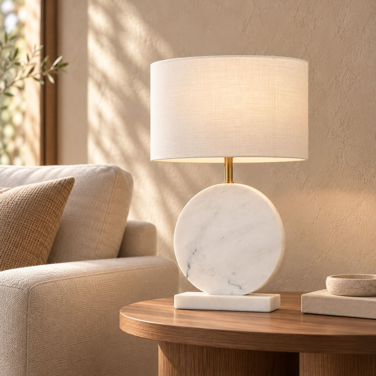 Leather Gallery | Selene Side Lamp
