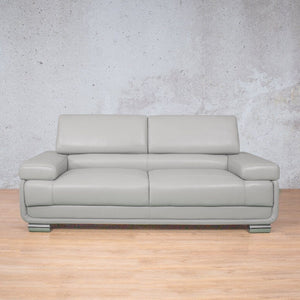 Tobago 3+2 Leather Sofa Suite - Available on Special Order Plan Only Fabric Corner Suite Leather Gallery Grey 
