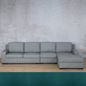 Rome Fabric Sofa Chaise Modular Sectional - RHF Fabric Corner Suite Leather Gallery Turquoise 