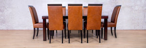 Urban Leather Dining Set - 8 Seater Dining room set Leather Gallery 