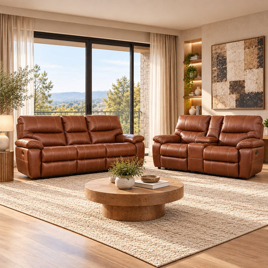 Senora 3+2Leather Recliner Home Theatre Suite Leather Recliner Leather Gallery odingo bark