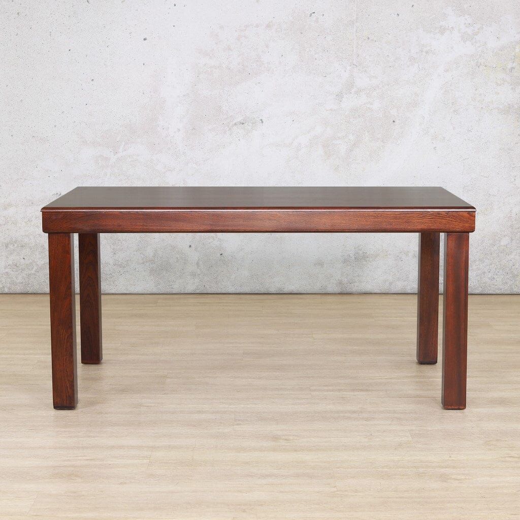 Urban Dining Table - 1.6M / 6 Seater Dining Table Leather Gallery Walnut 