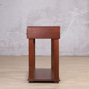 Urban 2 Drawer Server - Walnut Server Leather Gallery 