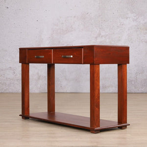 Urban 2 Drawer Server - Walnut Server Leather Gallery 