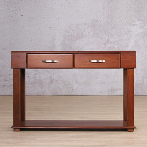 Urban 2 Drawer Server - Walnut Server Leather Gallery 