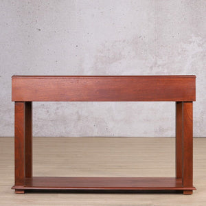 Urban 2 Drawer Server - Walnut Server Leather Gallery 