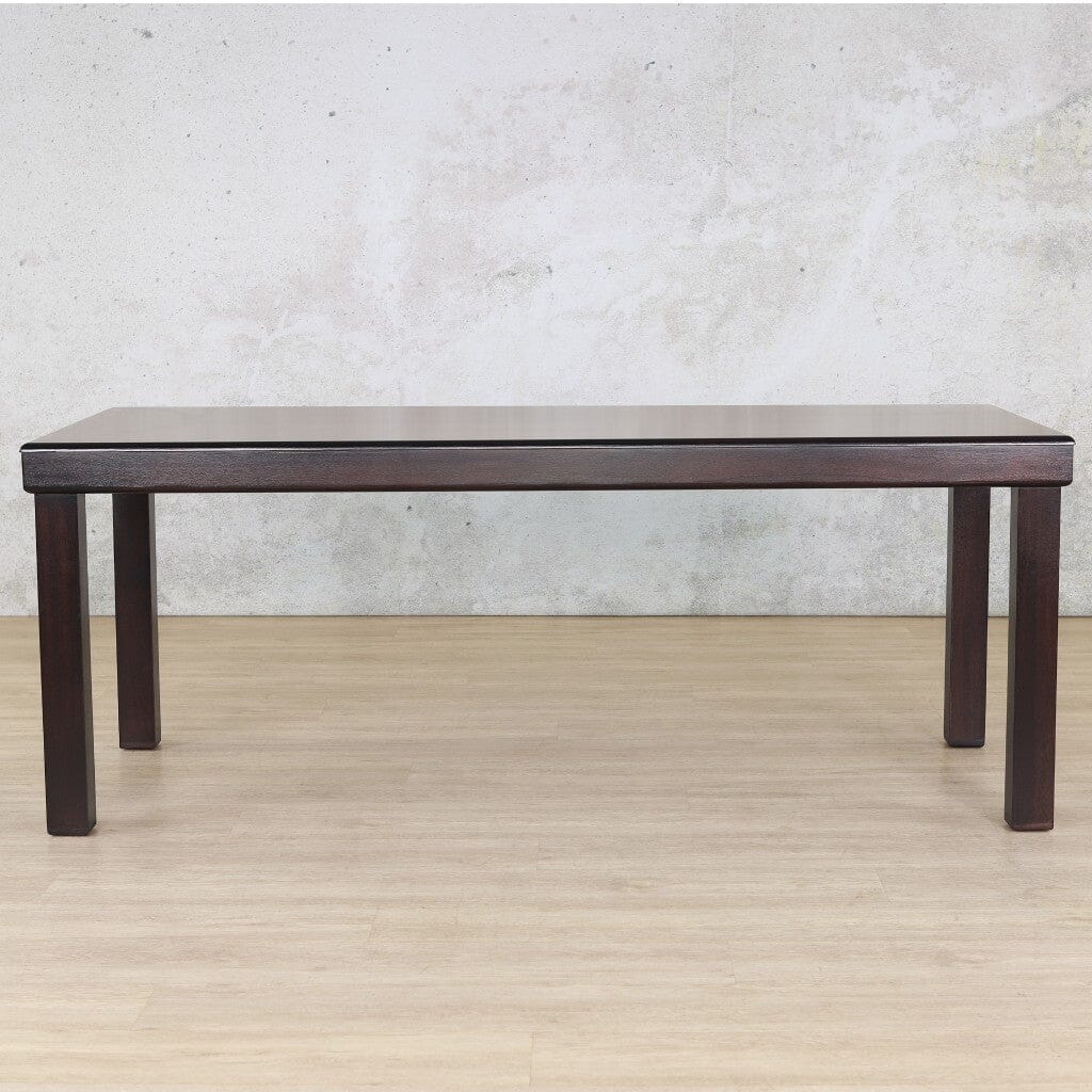 Urban Dining Table - 2M / 8 Seater - Dark Mahogany Dining Table Leather Gallery 