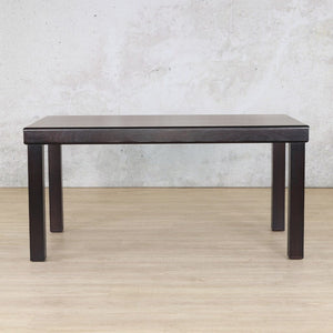 Urban Dining Table - 1.6M / 6 Seater - Dark Mahogany Dining Table Leather Gallery 