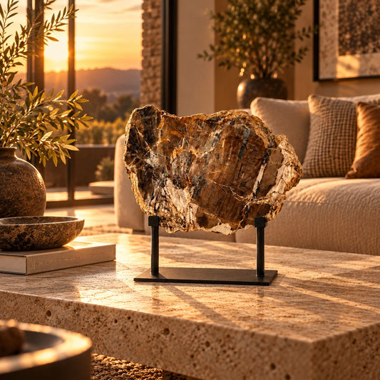 Stattera | Vestige Petrified Wood Ornament | Decor