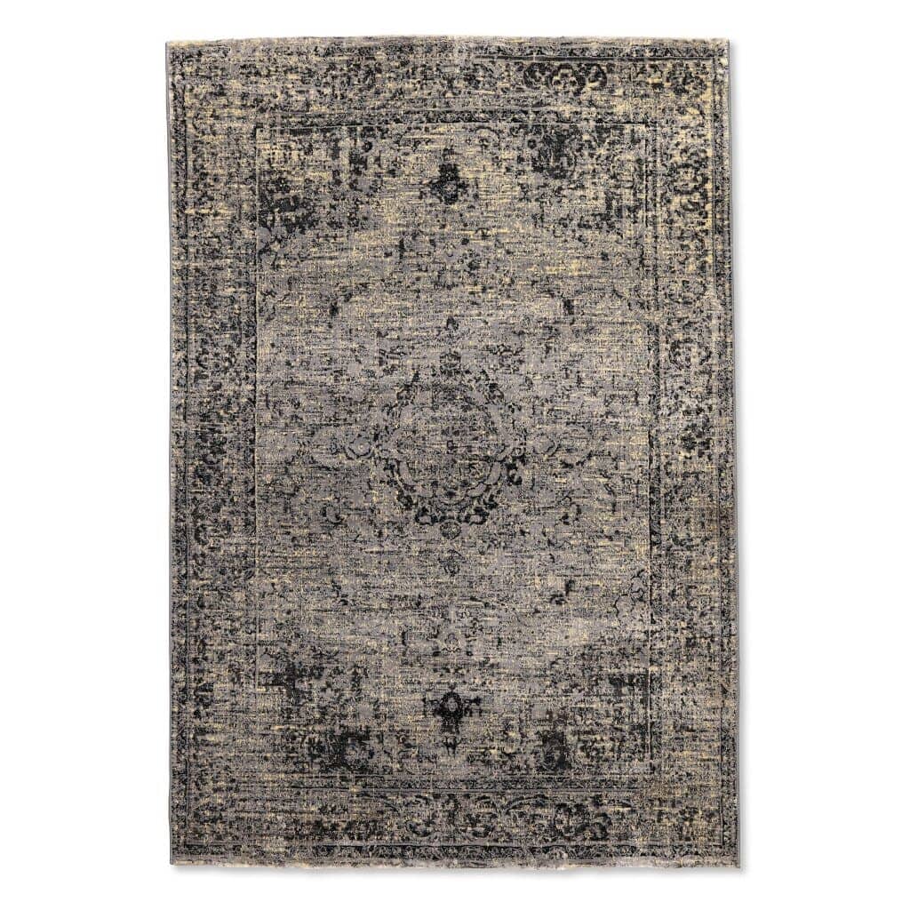 Vintage Artic Abrash Rug - Antique Grey Carpets Leather Gallery 