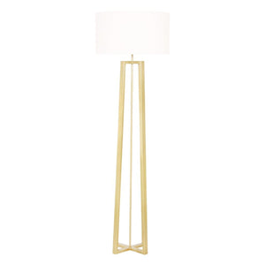 Vogue Standing Lamp Rectangular Legs Gold Desk Lamp Leather Gallery 