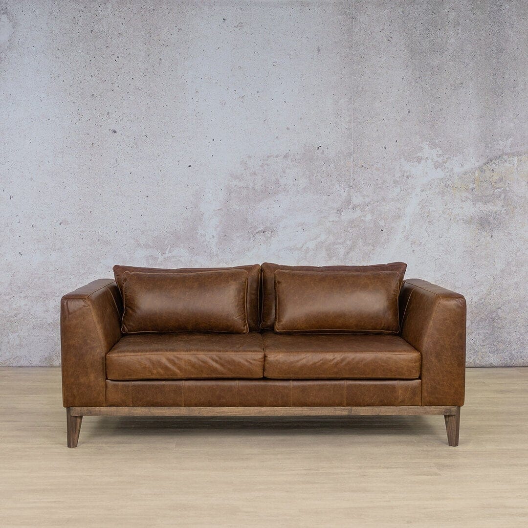 Willow 2-Seater Leather Sofa Leather Sofa Leather Gallery Royal Mocha 