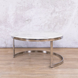 Waldorf Coffee Table Set - Marble Look Top - Available on Special Order Plan Only Coffee Table Leather Gallery 