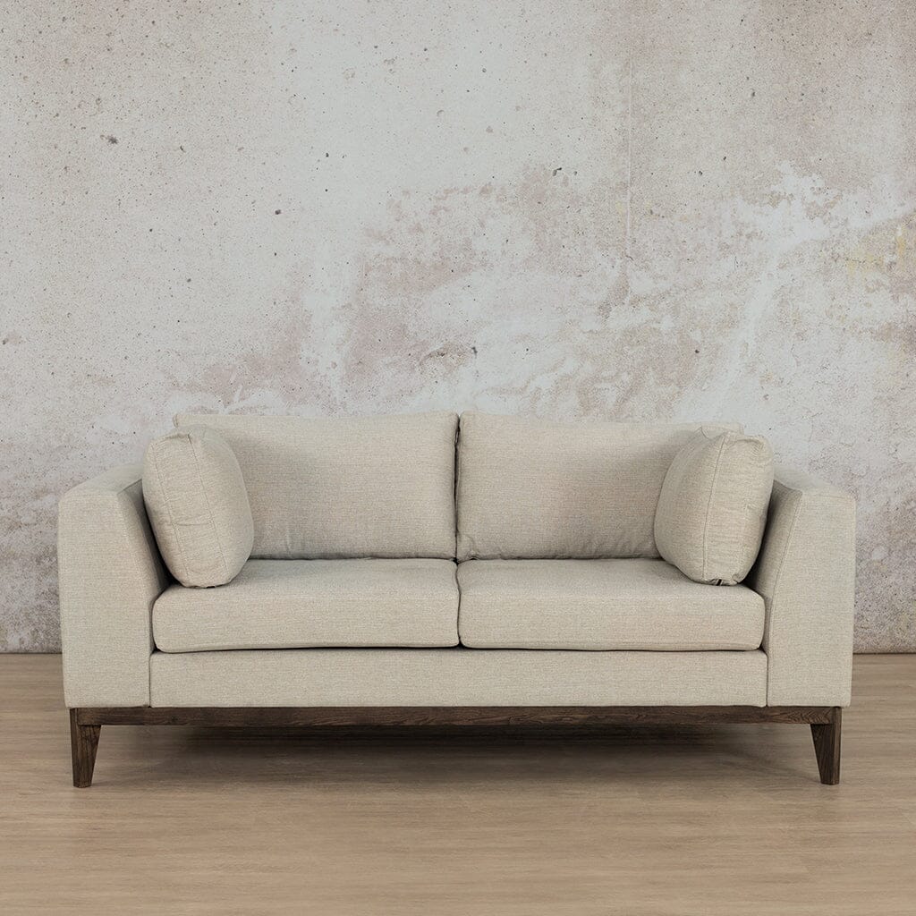 Willow 2-Seater Fabric Sofa Leather Sofa Leather Gallery Oyster 