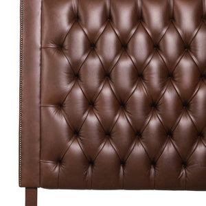 Winston Leather Headboard - Queen Bedroom Set Leather Gallery 